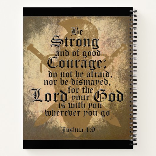 Starke und gute Courage Notizblock (Rückseite)