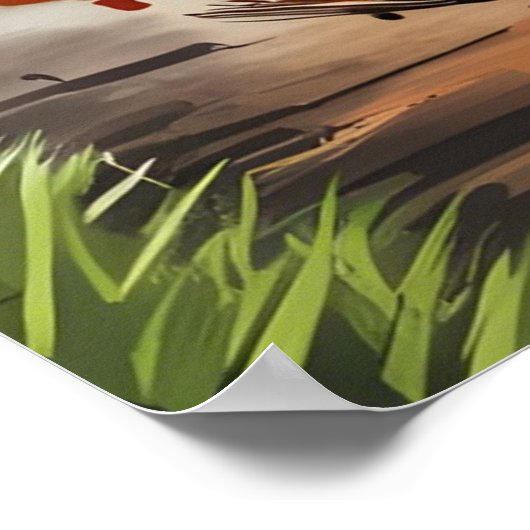 Stärke und Herz Poster (Ecke)