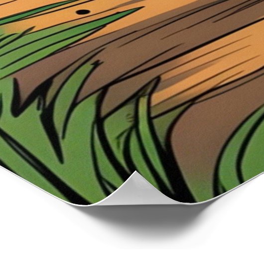 Stärke und Herz Poster (Ecke)