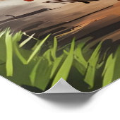 Stärke und Herz Poster (Ecke)