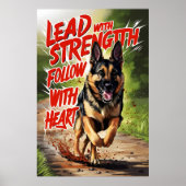 Stärke und Herz Poster (Vorne)