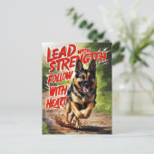 Stärke und Herz Postkarte (Stehend Vorderseite)