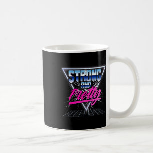 Starke und Hübsche 90er 80er Vaporwave Bodybuildin Kaffeetasse