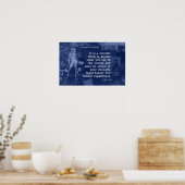 Stärke und innere Schönheit! Poster (Küche)