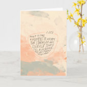 Stärke und Mut - Angebot für Freunde Karte (Gelbe Blume)