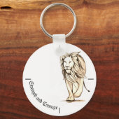 Stärke und Mut Schlüsselanhänger (Vorderseite)