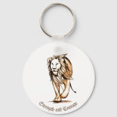 Stärke und Mut Schlüsselanhänger (Vorderseite)