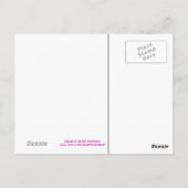 Stärke und Mut Vielen Dank Postkarte (Rückseite)