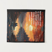 Stärke und Mut von Frauen: Zao Tzu Tapestry Wandteppich (Vorderseite (Horizontal))