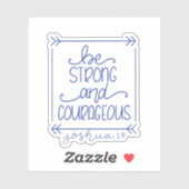 Starke und mutige Aufkleber (Blatt)