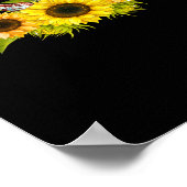 Starke und mutige Blütenblätter Poster (Ecke)