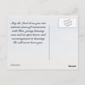 Starke und mutige Deuteronomie 31:6 Pferd Postkarte (Rückseite)