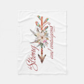 Starke und mutige fleecedecke (Vorderseite)