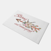 Starke und mutige fußmatte (Schrägansicht)