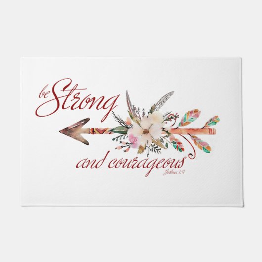 Starke und mutige fußmatte (Vorderseite)