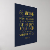 Starke und mutige, Joshua 1:9 Foliendrucke (Ablage )