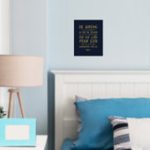 Starke und mutige, Joshua 1:9 Foliendrucke (In Situ (Schlafzimmer))