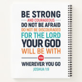 Starke und mutige, Joshua 1:9 Notizblock (Rückseite)