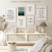Starke und mutige, Joshua 1:9 Poster