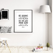 Starke und mutige, Joshua 1:9 Poster