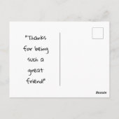 Starke und mutige, Joshua 1:9 Postkarte (Rückseite)