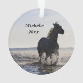 Starke und mutige Pferde Deut 31 Custom Ornament (Rückseite)