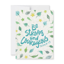 Starke und mutige religiöse Postkarten