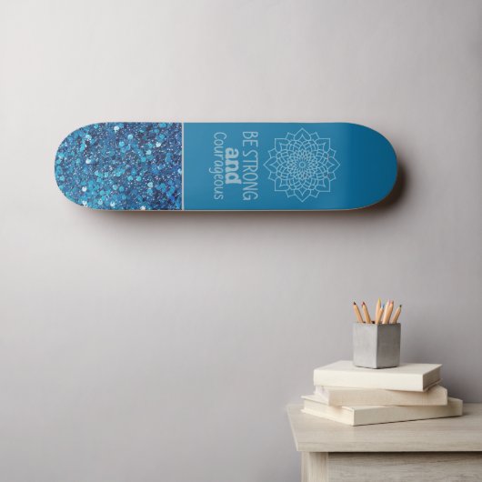 Starke und mutige Skateboard (Wandkunst (Horz))