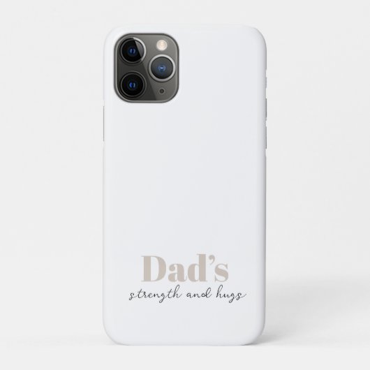 Stärke und Schläge des Vaters - Geschenk des Vater Case-Mate iPhone Hülle (Rückseite)