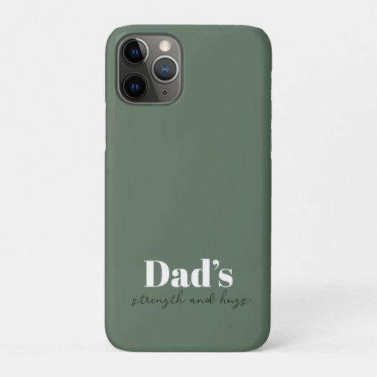 Stärke und Schläge des Vaters - Geschenk des Vater Case-Mate iPhone Hülle (Rückseite)