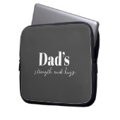 Stärke und Schläge des Vaters - Geschenk des Vater Laptopschutzhülle (Vorderseite Links)