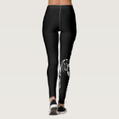 Starke und schöne - b&w-Leggings Leggings (Rückseite)