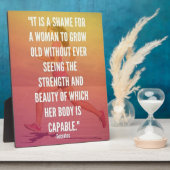 Stärke und Schönheit - Frauen in Running Workout Fotoplatte (Seite)