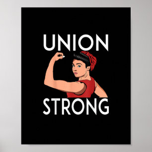 Starke und solidarische Gewerkschaft Poster