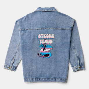 Starke und stolz - Transgender-Prix-Drache Jeansjacke