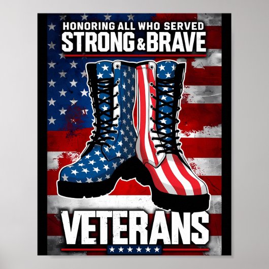 Starke und tapfere Veteranen Poster (Vorne)