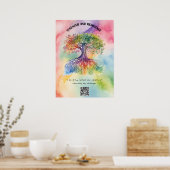 Stärke und Widerstandsfähigkeit Positive Bejahung Poster (Küche)