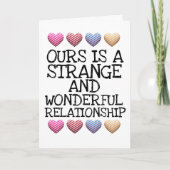 STARKE UND WUNDERSCHÖNE ROMANTISCHE KARTEN (Vorderseite)