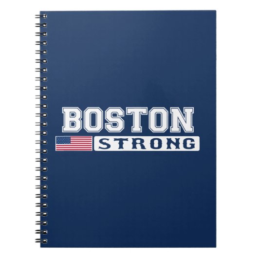 STARKE US Flagge BOSTONS Notizblock (Vorderseite)