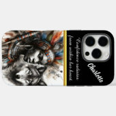 Starke Verbindung zwischen Frau und Wolf Case-Mate iPhone Hülle (Rückseite (Horizontal))