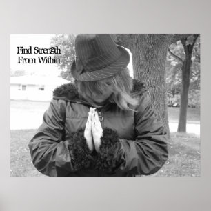 Stärke von innen finden poster