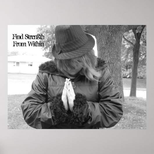 Stärke von innen finden poster (Vorne)