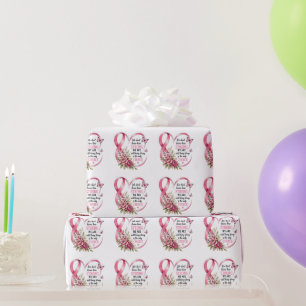 Starke Wahl Brustkrebsbewusstsein Geschenkpapier
