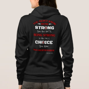 Stärke/Wahl...Gehirnaneurysma Hoodie