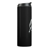 Starke weibliche Fitness Personal Training Minimal Thermosbecher (Nach links gedreht)