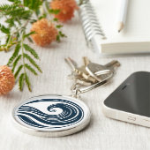 Starke Welle Schlüsselanhänger (Seite)