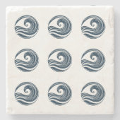 Starke Welle Steinuntersetzer (Vorderseite)