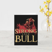 Starke wie eine Bull Power Hub Bodybuilding 1 Karte (Gelbe Blume)