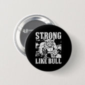 Starke wie eine Bull Power Hub Bodybuilding Button (Vorne & Hinten)