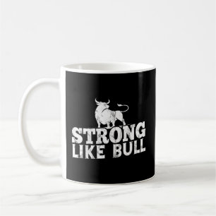 Starke wie eine Bull Power Hub Bodybuilding Kaffeetasse